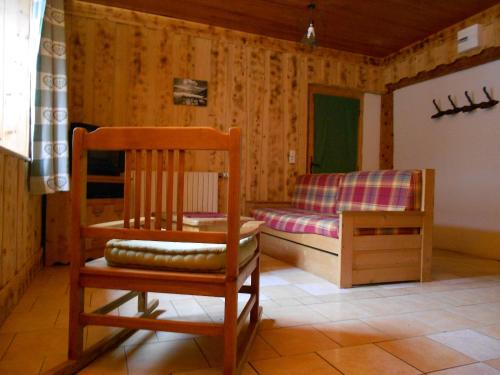Krevet ili kreveti na sprat u jedinici u okviru objekta Gite rural La Mijolie