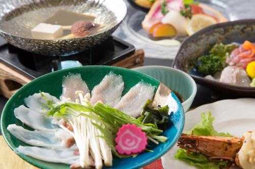 Φαγητό σε αυτό το ryokan ή κάπου εκεί κοντά