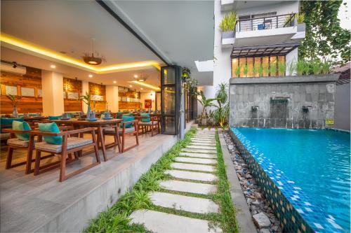 Πισίνα στο ή κοντά στο Riversoul Boutique