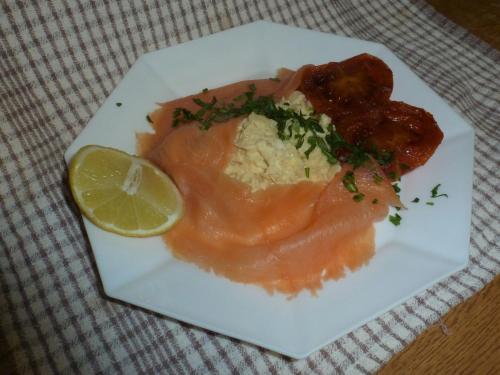 Food at or somewhere near the bed & breakfast 