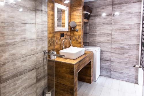 Kúpeľňa v ubytovaní Apartament Łania Frania
