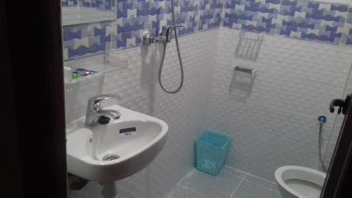 Koupelna v ubytování Gite porte oasis