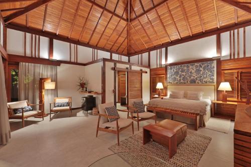 Ruang duduk di Camurim Grande Pousada & SPA - Jantar Incluído