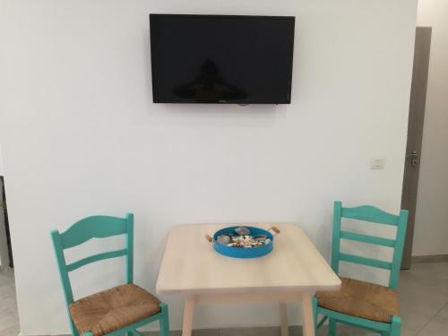 TV a/nebo společenská místnost v ubytování Icthyoessa