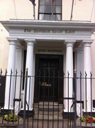a building with the front door of a hotel at Georgian House Hotel in Derby