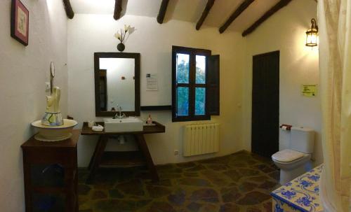 Koupelna v ubytování Casa La Viña
