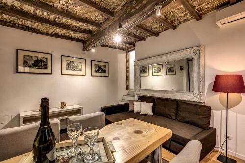 Posezení v ubytování Farnese House in Rome