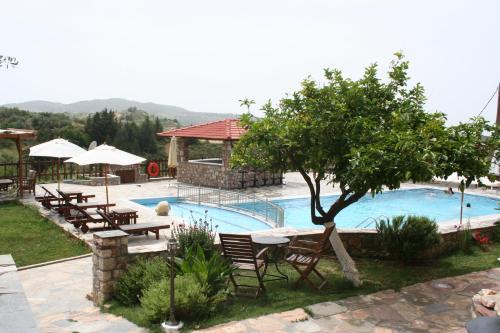 The swimming pool at or close to Ataviros Hotel