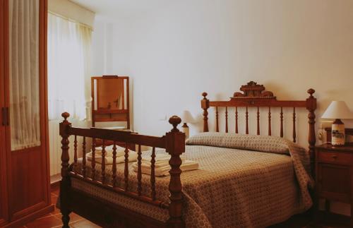 Postel nebo postele na pokoji v ubytování CASA RURAL AUREA