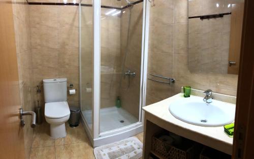 Ένα μπάνιο στο Vivienda Vacacional Balcón de La Villa