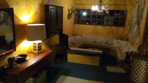 Χώρος καθιστικού στο Chalet Ojo de Agua