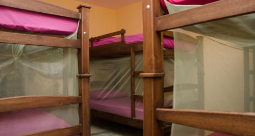 Palanda nebo palandy na pokoji v ubytování Hostal Corazón de Tagua