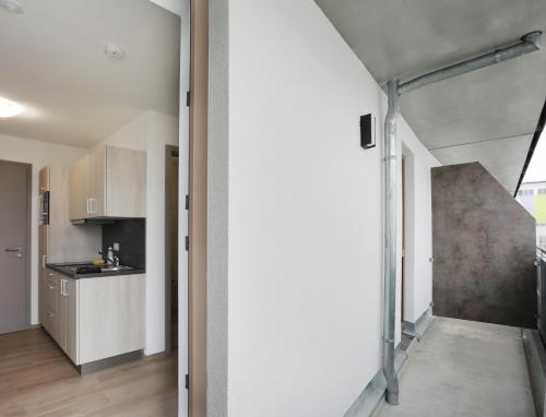 Dapur atau dapur kecil di Apartment Hotel 37