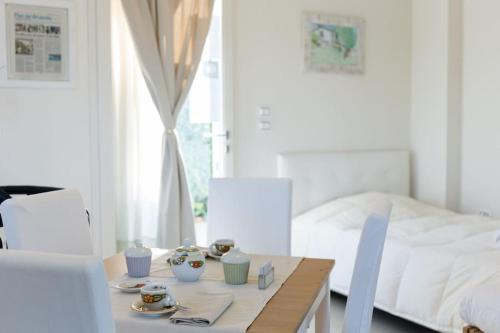 Кровать или кровати в номере La Casetta