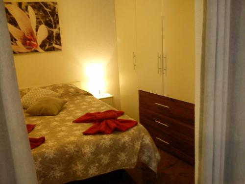 Postel nebo postele na pokoji v ubytování Apartment Oaza