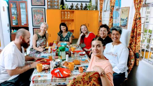 Oaspeți care stau la The Coral House Homestay by the Taj