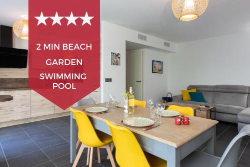 2-Br with Garden and Pool in the Heart of Palm Beach