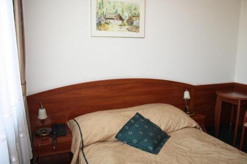 Giường trong phòng chung tại Hotel Saol