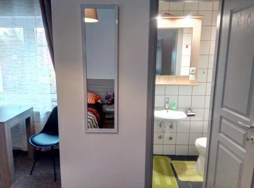 Koupelna v ubytování Park Rooms