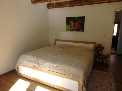 Postel nebo postele na pokoji v ubytování Amsel Haus