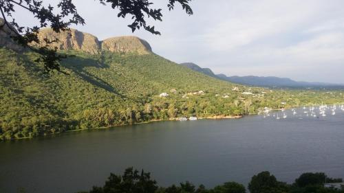 a view of a body of water with boats at Letamong in Hartbeespoort