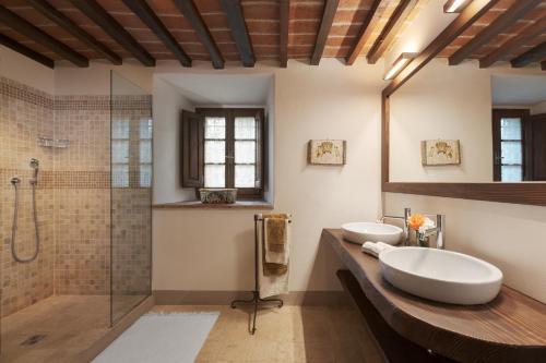 Koupelna v ubytování Villa la Certosa