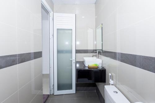 Koupelna v ubytování Ha Khoa Hotel Dalat
