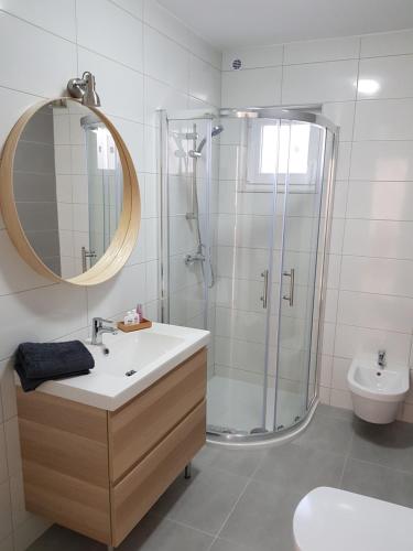 Kúpeľňa v ubytovaní Casa Punta