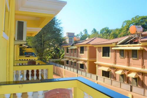 a view from the balcony of a building at Sonikas Leisure in Candolim