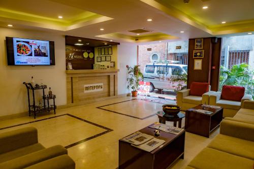 Un lugar para sentarse en M Hotel Thamel-Kathmandu