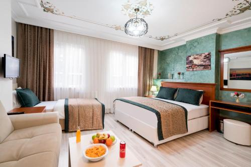 Χώρος καθιστικού στο ATAM HOTEL