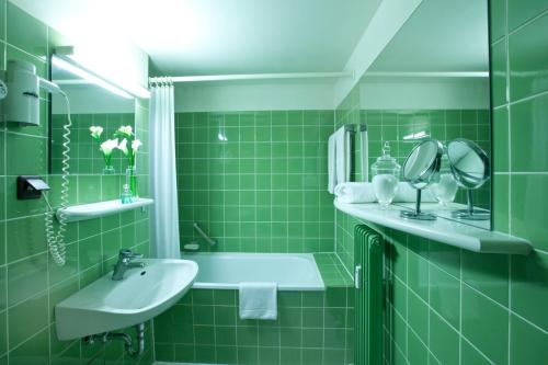 Kupatilo u objektu Studios im Rheinhof