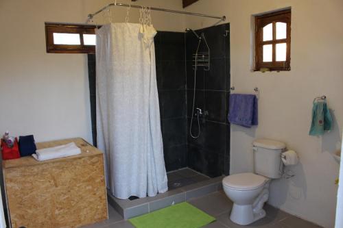 Kúpeľňa v ubytovaní Cabaña Nachitor