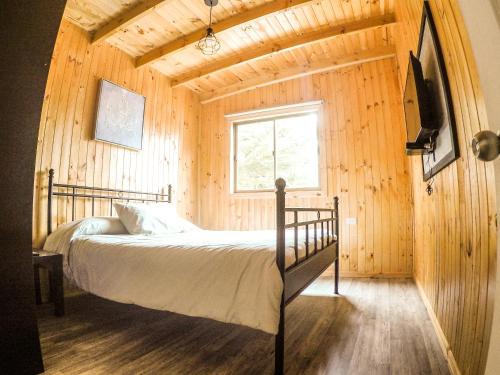 Postel nebo postele na pokoji v ubytování Cabañas Costa Blue