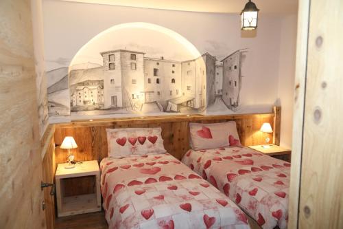 Una cama o camas en una habitación de Al Papavero