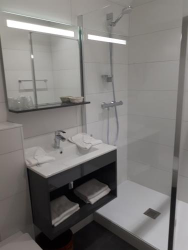 Koupelna v ubytování Le Relais de la Sans Fond