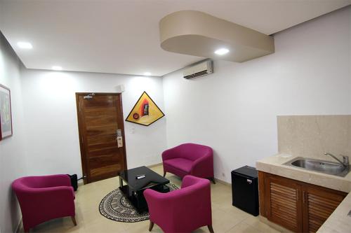 Χώρος καθιστικού στο Les Residences MAMOUNE
