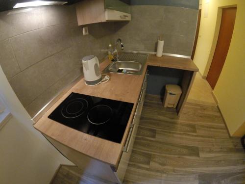 Kuchyň nebo kuchyňský kout v ubytování Apartment Kolega