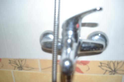 a close up of a bathroom faucet at VILLA SHAMIR in Sepang