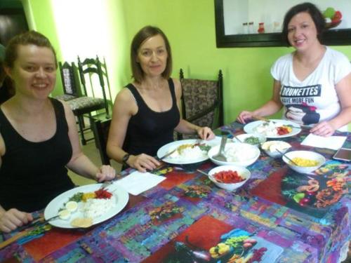 Jídlo v prázdninového domu nebo okolí