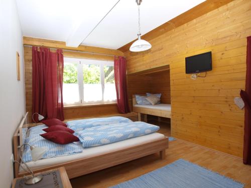 Posteľ alebo postele v izbe v ubytovaní Ferienwohnung Mondial