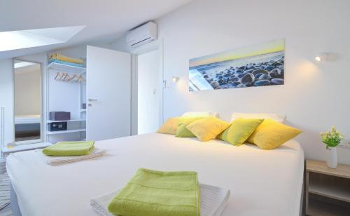 Ένα ή περισσότερα κρεβάτια σε δωμάτιο στο Apartment Segnia