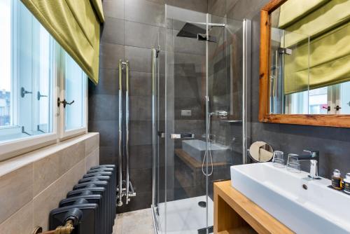 Koupelna v ubytování MOOo Downtown
