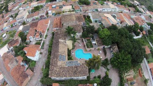 Una vista aérea de Pousada Mucugê