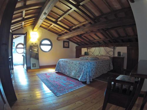 Cama ou camas em um quarto em Antica Pietrara B&B