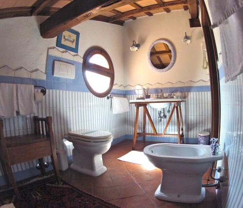 Koupelna v ubytování Antica Pietrara B&B