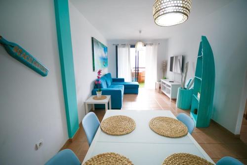 Posezení v ubytování Paraiso Blue Dream