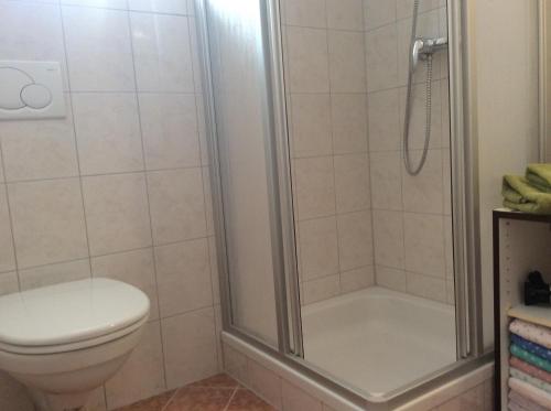 Koupelna v ubytování Apartment Gästehaus Wastian
