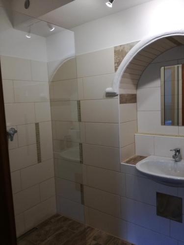 Ein Badezimmer in der Unterkunft Biohof Sattler