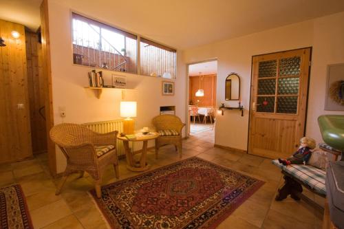 Posezení v ubytování Apartmenthaus - Haus am Schultal,